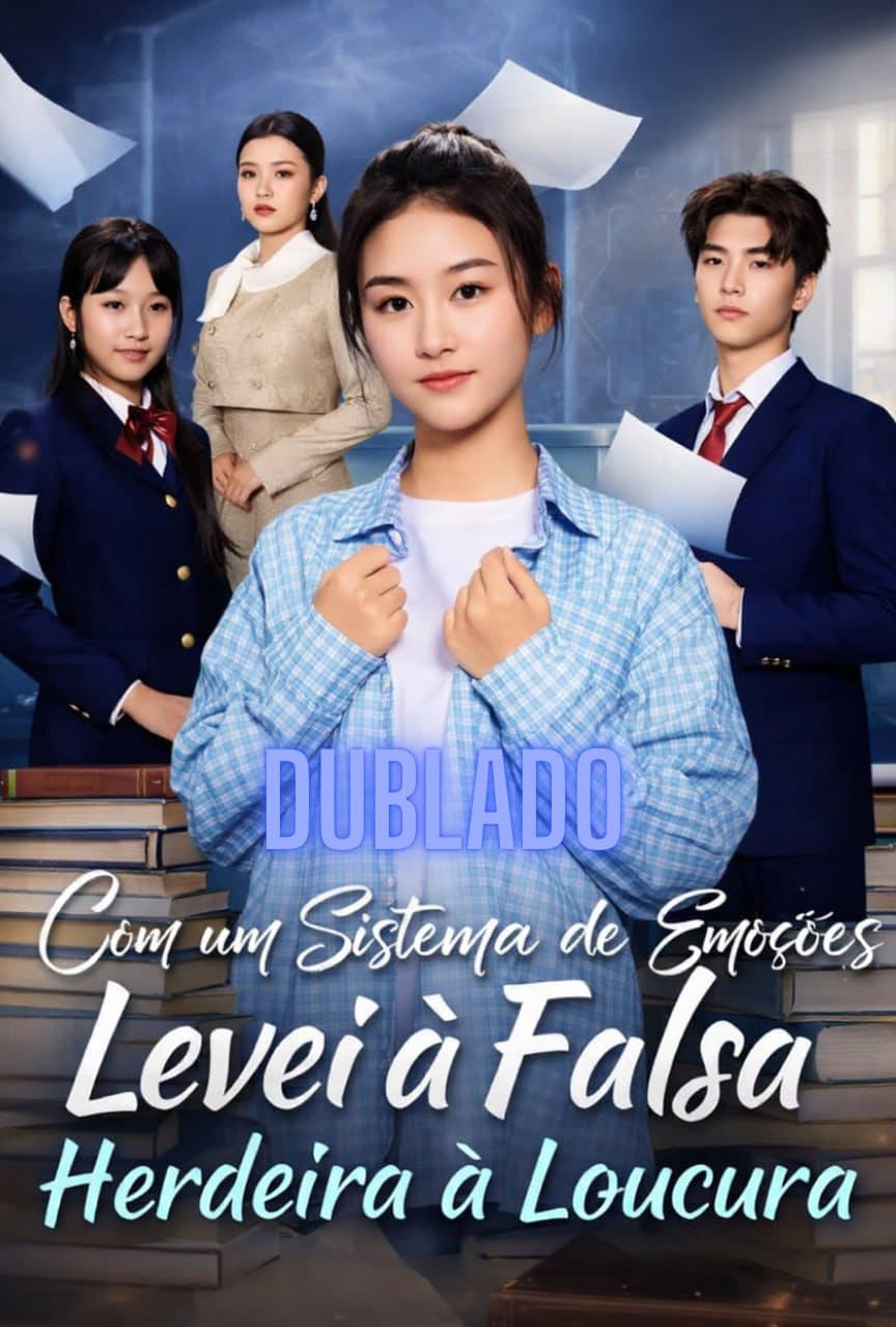 Capa de COM UM SISTEMA DE EMOÇÕES LEVEI A FALSA HERDEIRA A LOUCURA