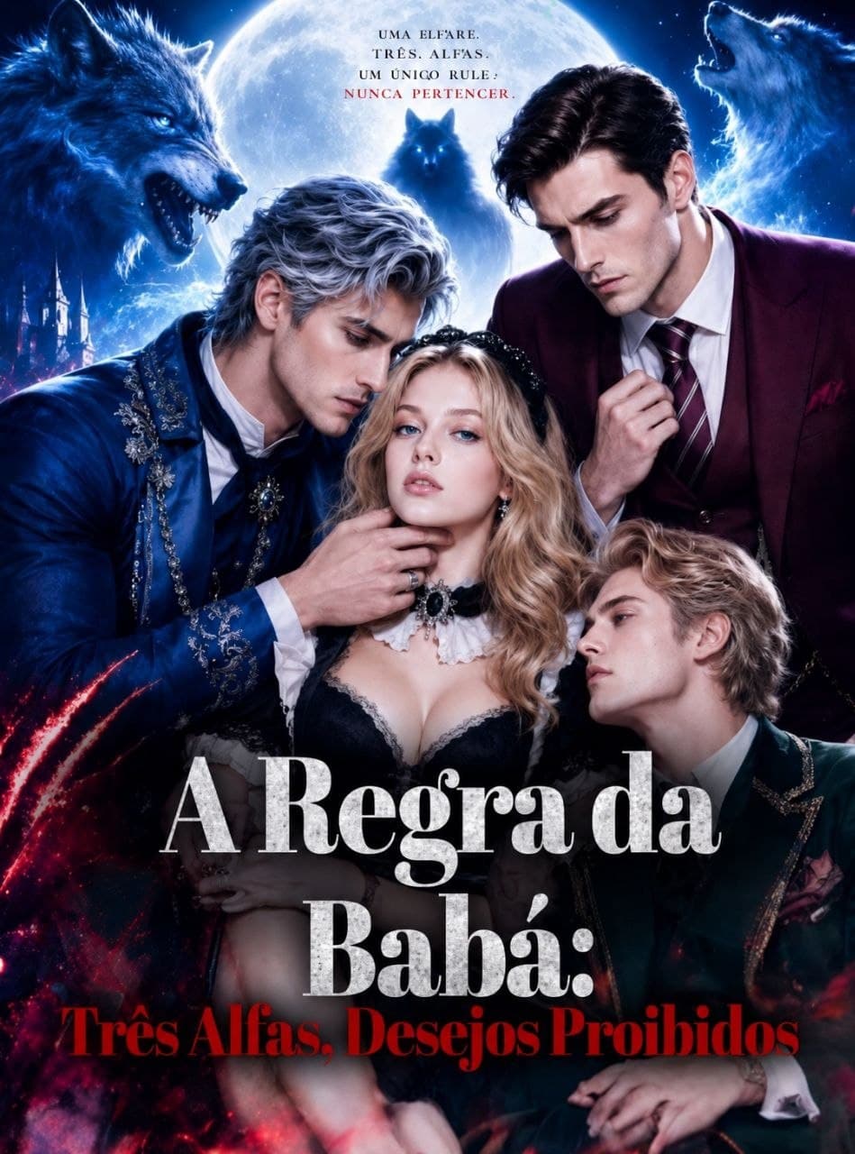 Capa de A REGRA DA BABÁ: TRÊS ALFAS, DESEJOS PROIBIDOS