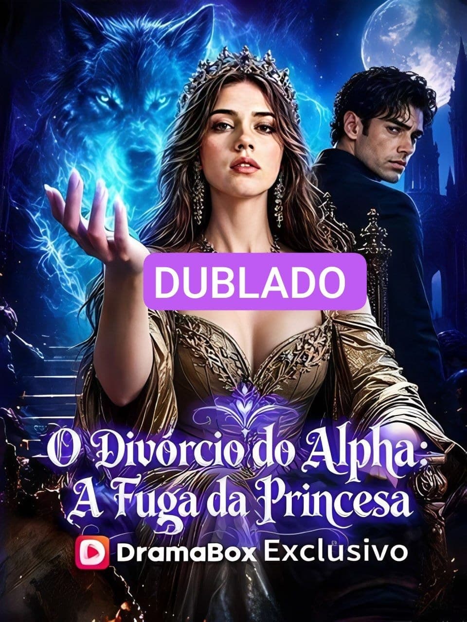Capa de O DIVÓRCIO DO ALPHA A FUGA DA PRINCESA