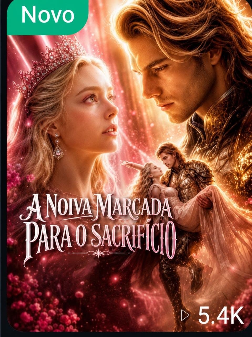 Capa de A NOIVA MARCADA PARA O