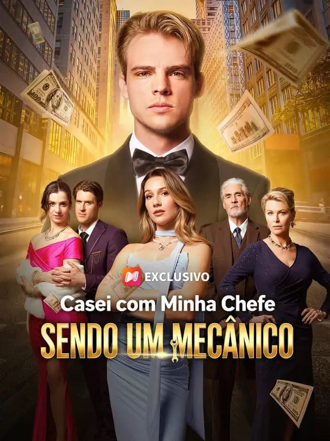 Capa de CASEI COM MINHA CHEFE SENDO UM MECÂNICO