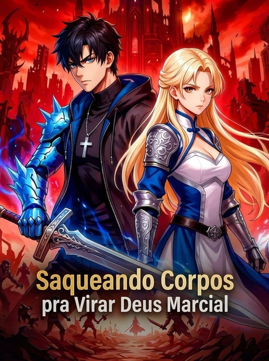 Capa de SAQUEANDO CORPOS PARA VIRAR DEUS MARCIAL