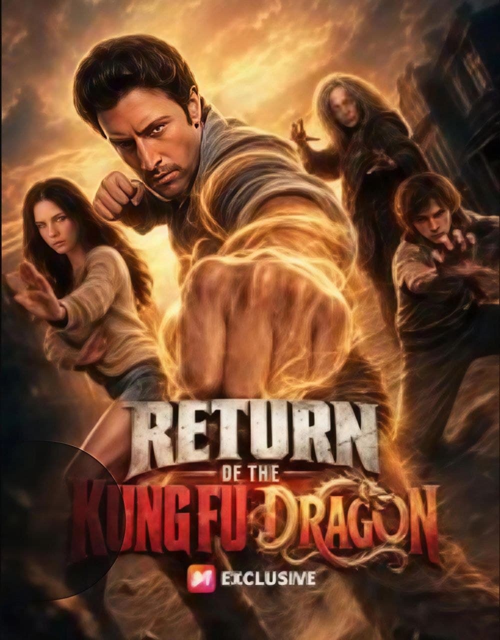 Capa de O Retorno do Dragão do Kung Fu