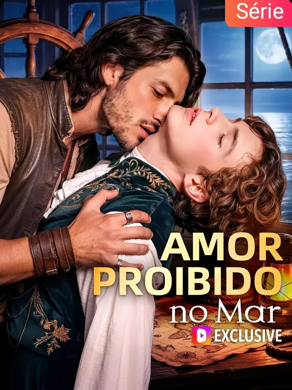 Capa de AMOR PROIBIDO NO MAR