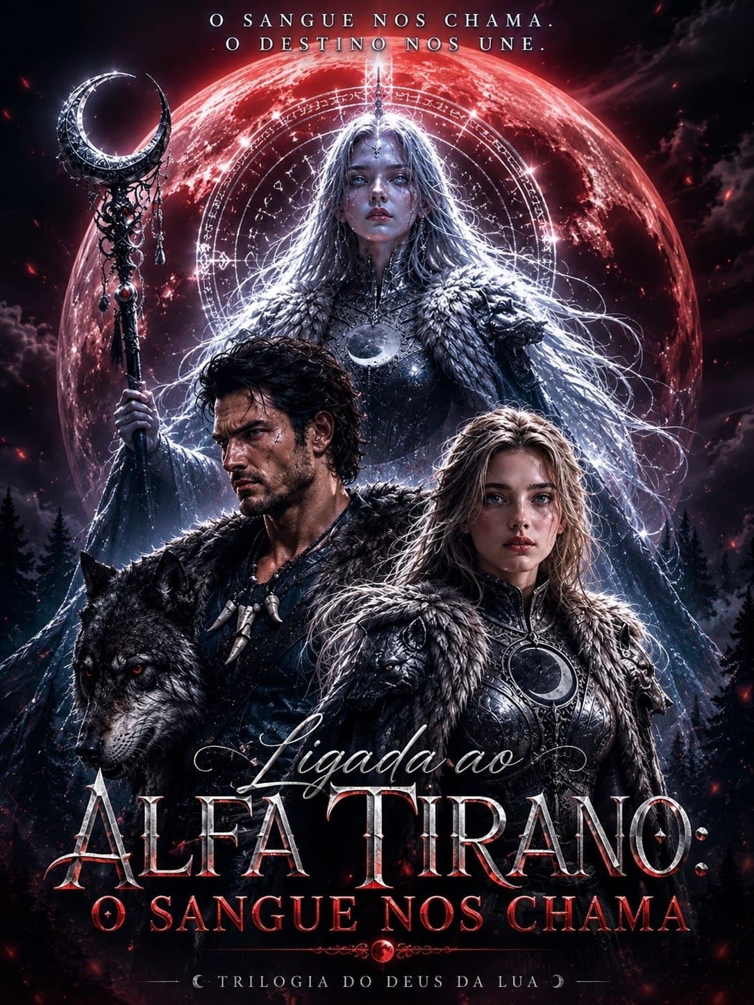 Capa de LIGADA AO ALFA TIRANO: O SANGUE NOS CHAMA