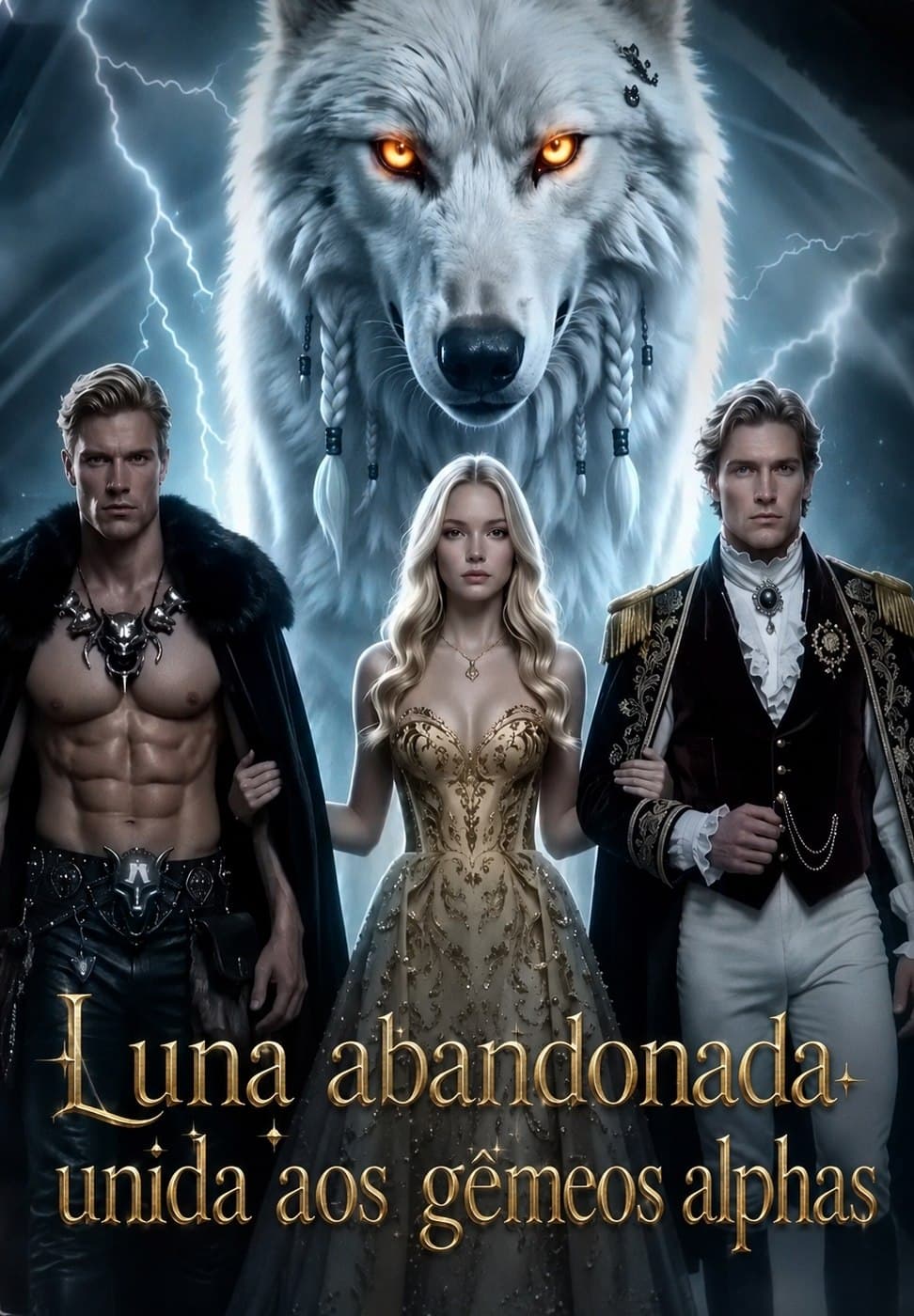 Capa de LUNA ABANDONADA: UNIDA AOS GÊMEOS ALPHAS