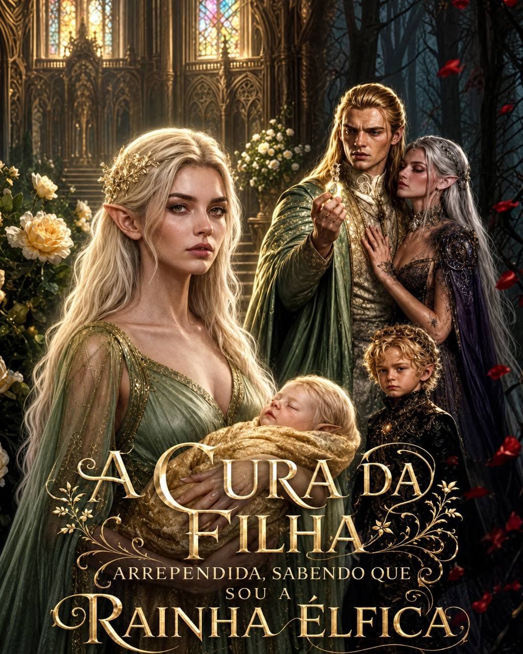 Capa de A CURA DA FILHA ARREPENDIDA, SABENDO QUE SOU A RAINHA ÉLFICA