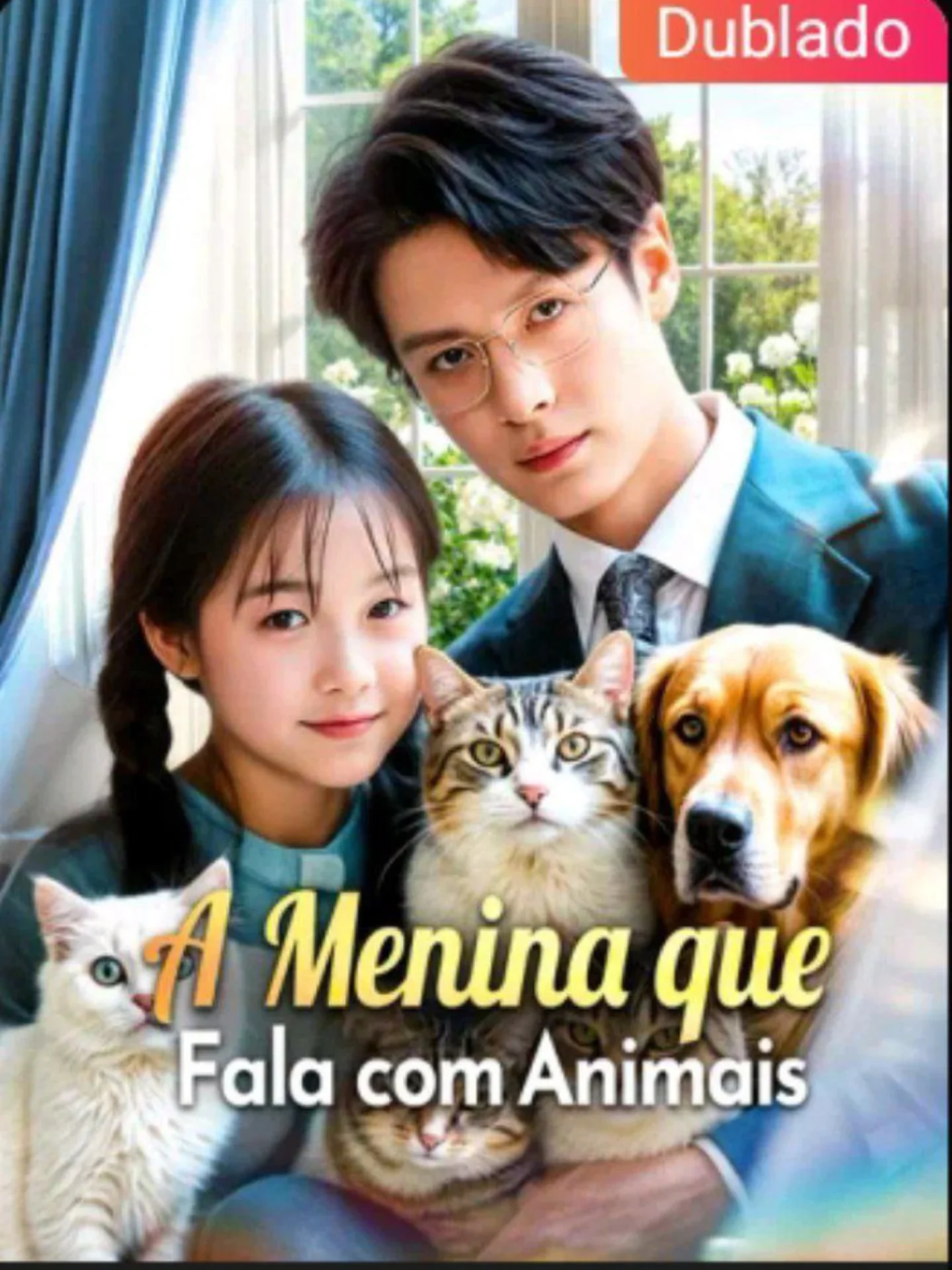 Capa de A Menina Que Fala Com Os Animais