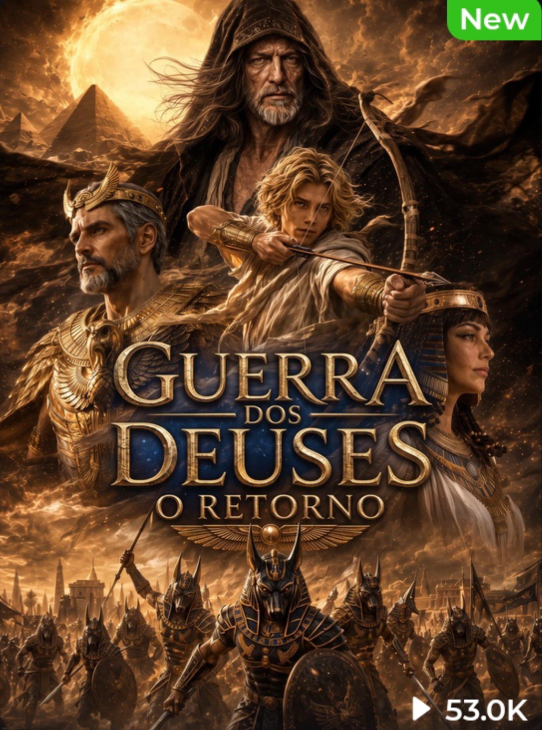 Capa de GUERRA DOS DEUSES O RETORNO