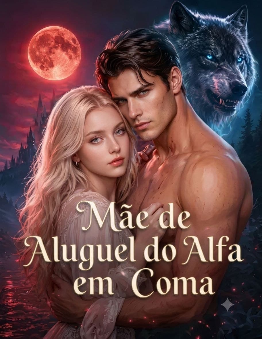 Capa de A MÃE DE ALUGUEL DO ALFA EM COMA