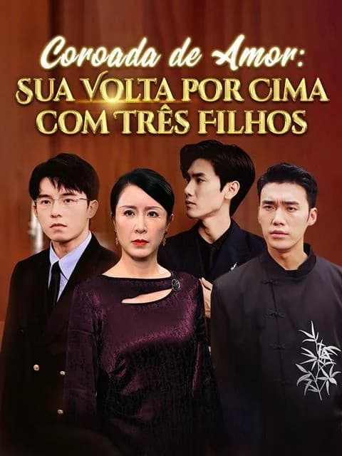 Capa de Coroada De Amor: Sua Volta Por Cima Com Três Filhos