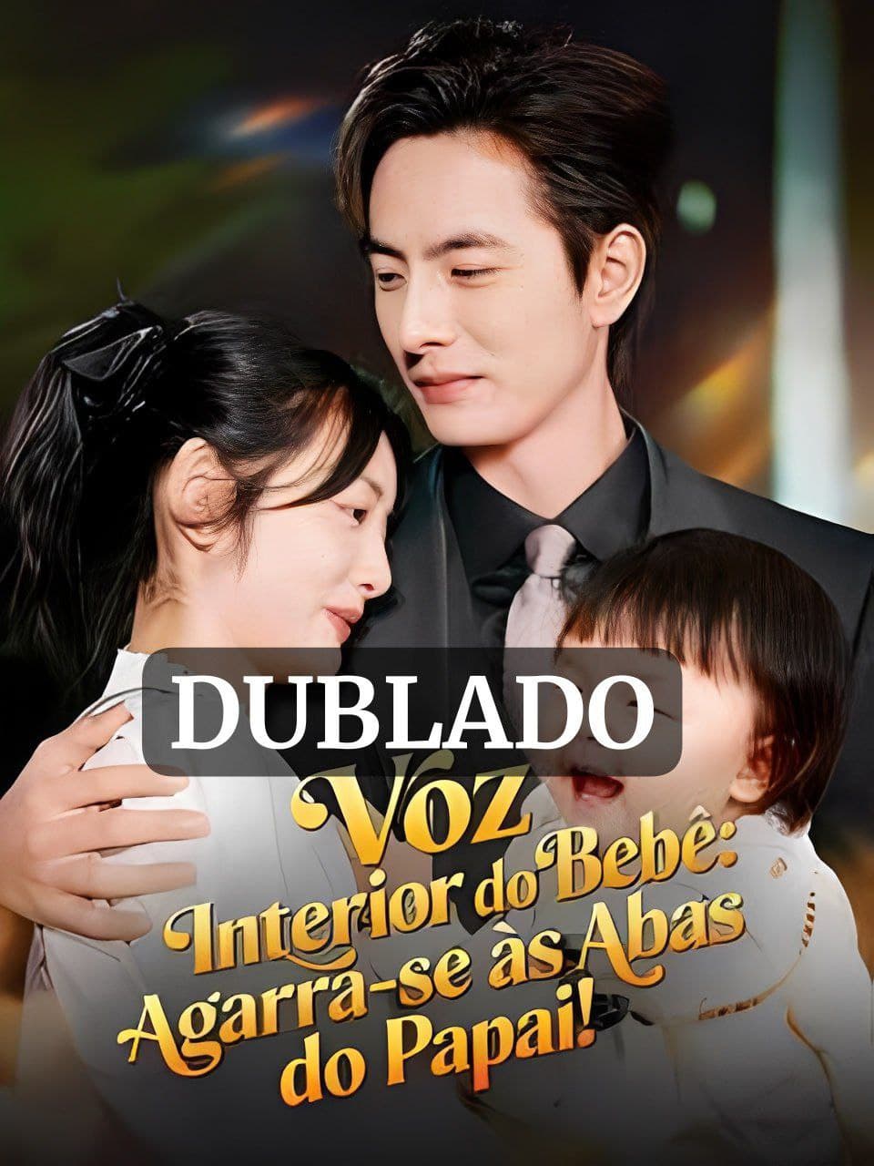 Capa de VOZ INTERIOR DO BEBÊ AGARRA SE AS ABAS DO PAPAI