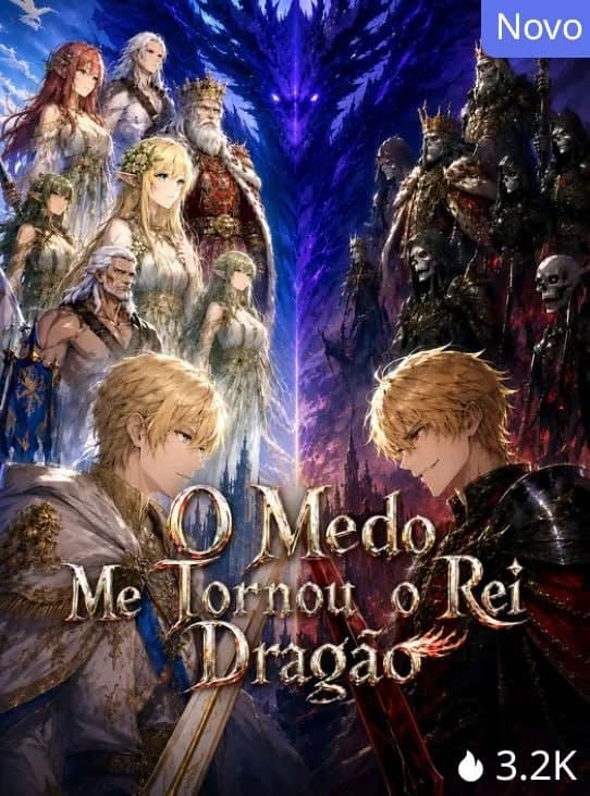 Capa de O MEDO ME TORNOU O REI DRAGÃO