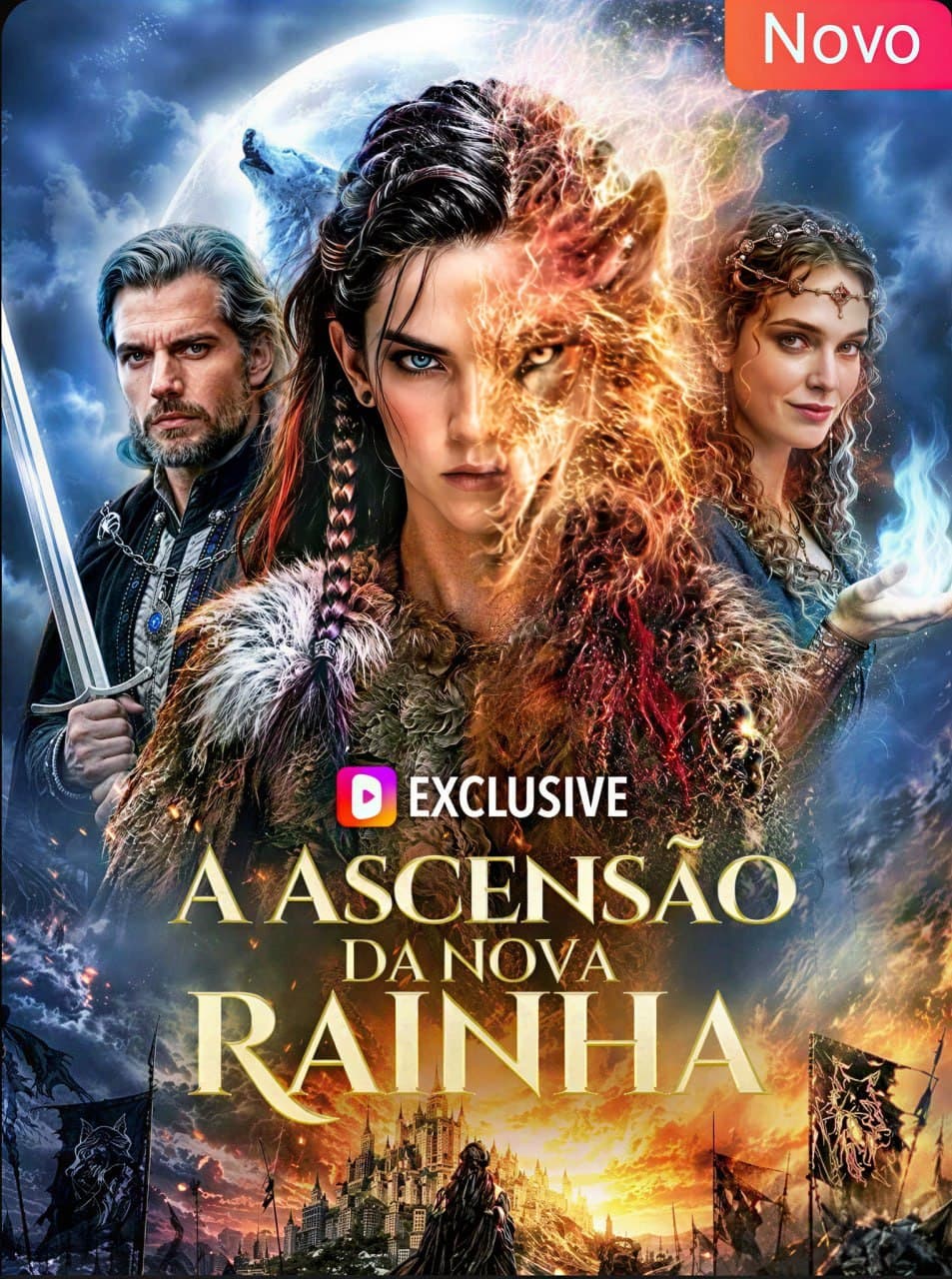 Capa de A ASCENSÃO DA NOVA RAINHA