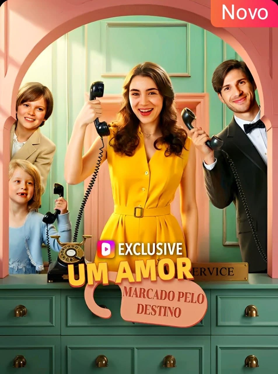 Capa de UM AMOR MARCADO PELO DESTINO