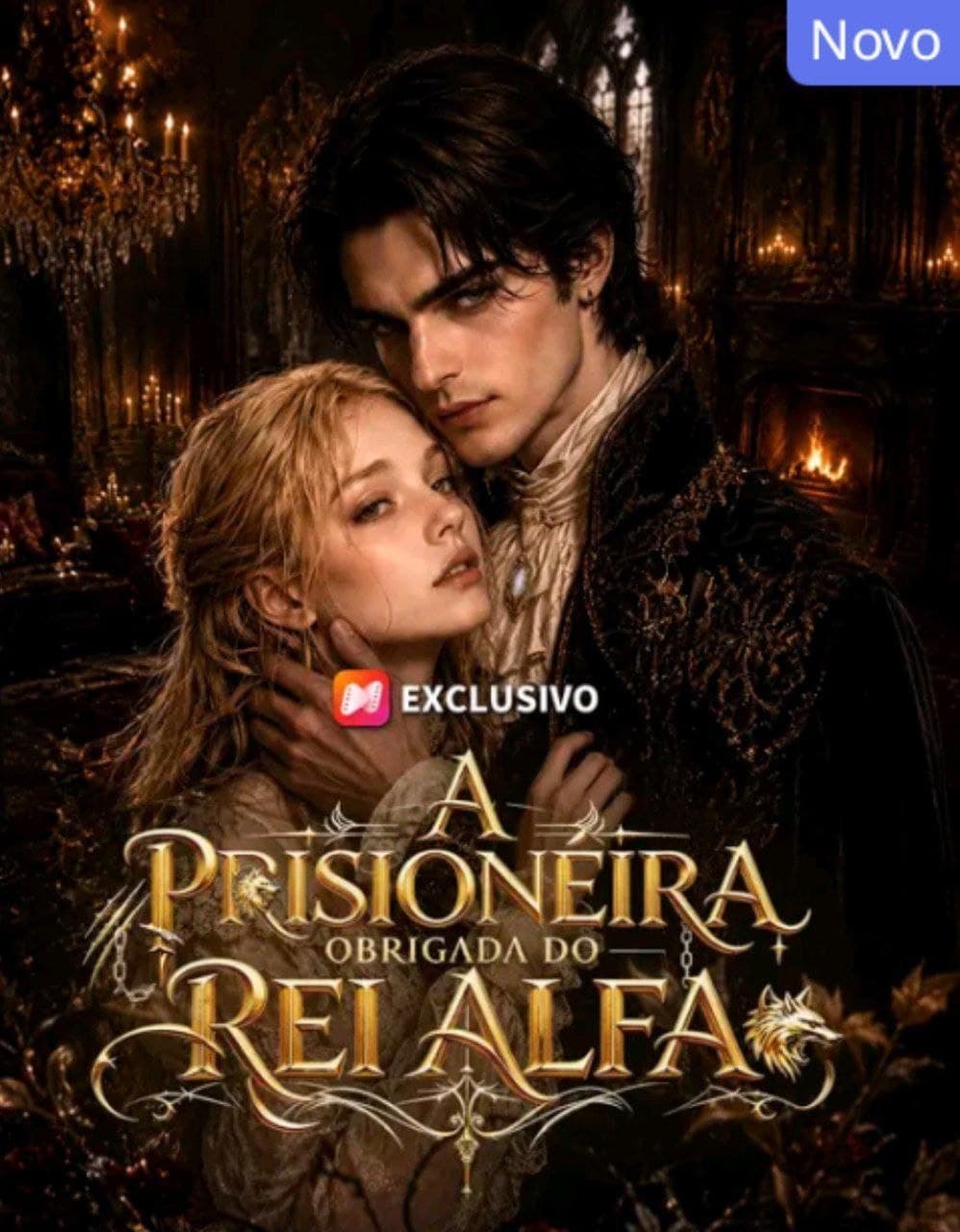 Capa de A PRISIONEIRA OBRIGADA DO REI ALFA