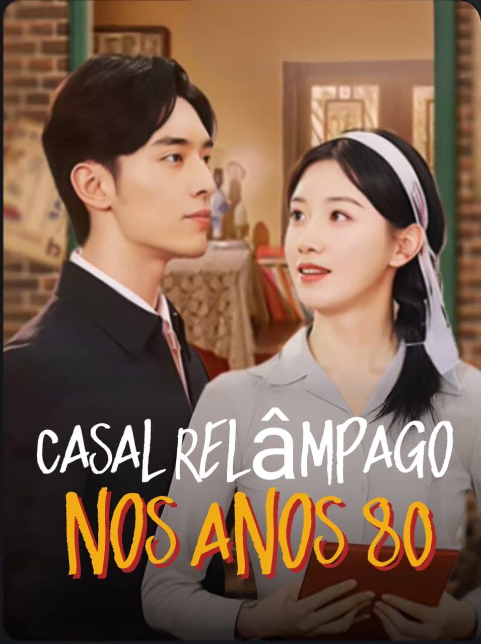 Capa de CASAL RELÂMPAGO NOS ANOS 80