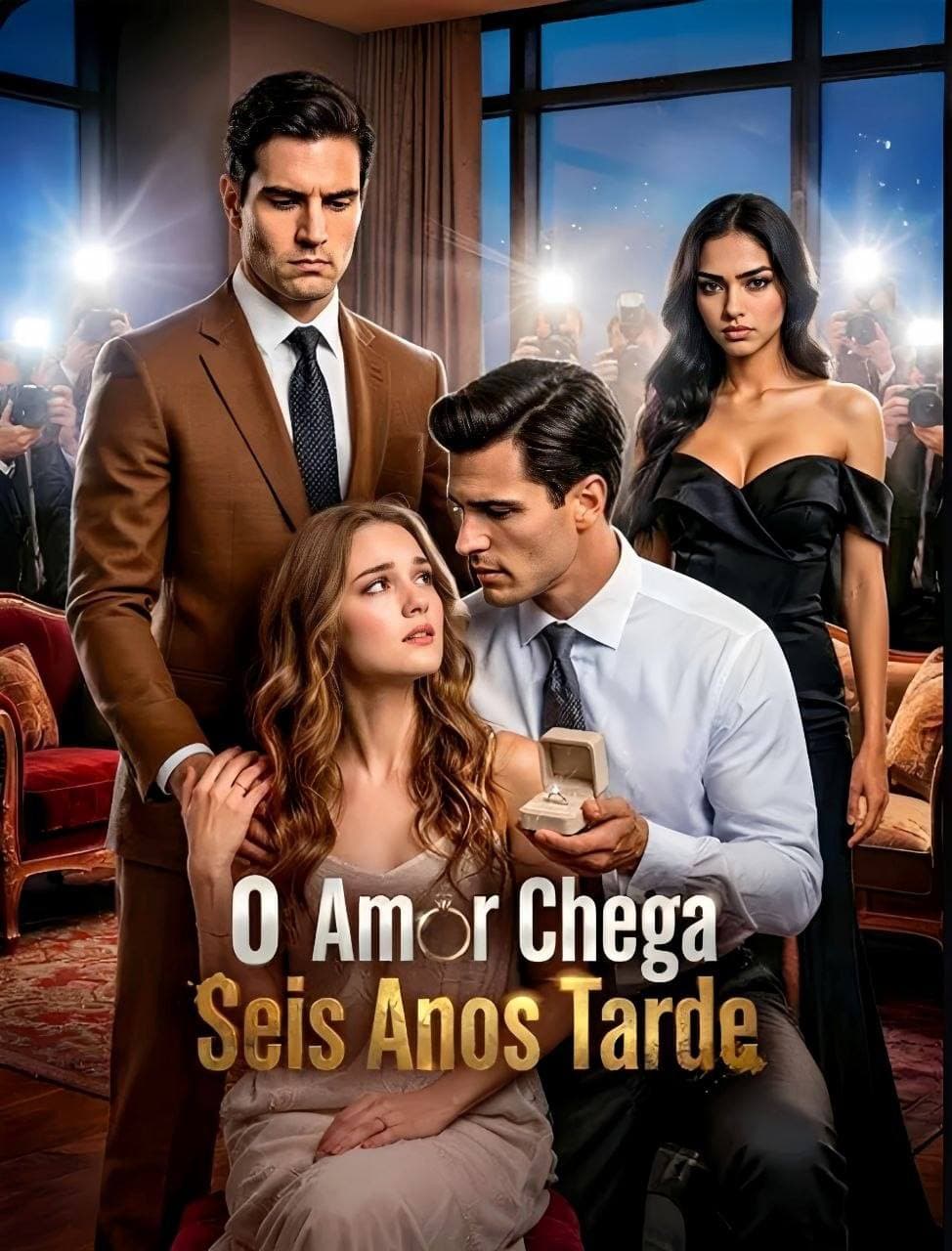 Capa de O AMOR CHEGA SEIS ANOS TARDE