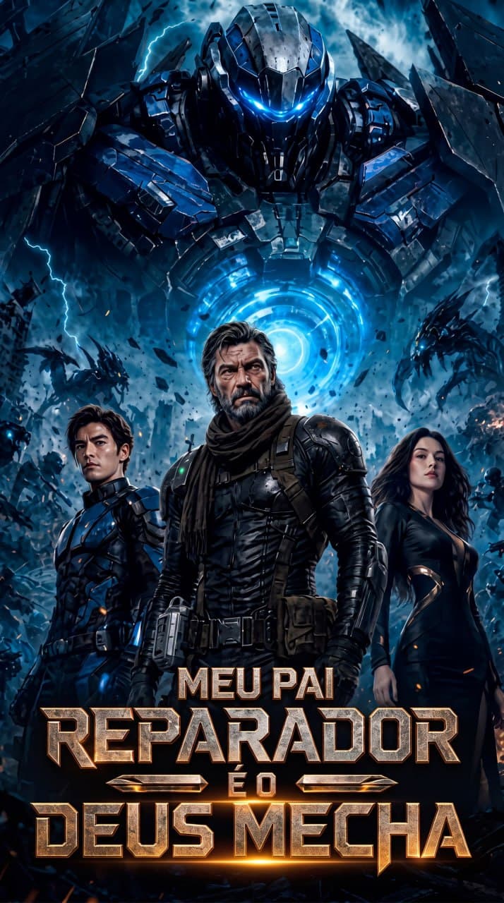 Capa de Meu pai reparador é o Deus Mecha
