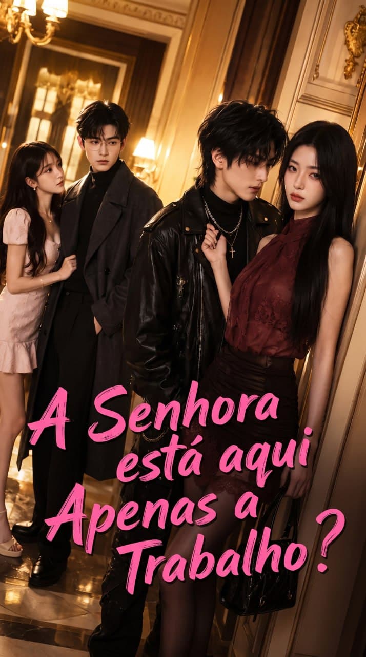 Capa de A Senhora está aqui Apenas a Trabalho