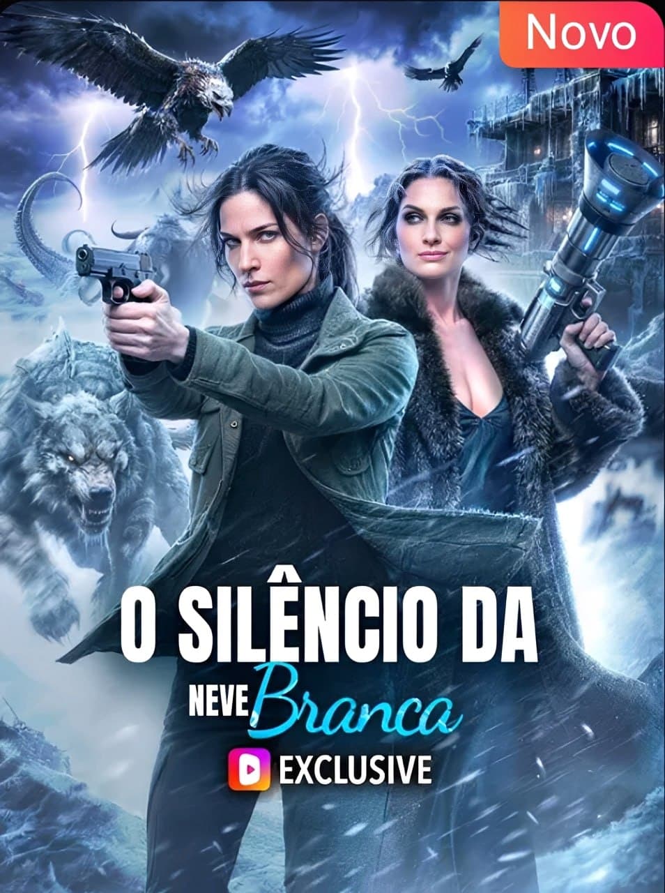 Capa de O SILÊNCIO DA NEVE BRANCA