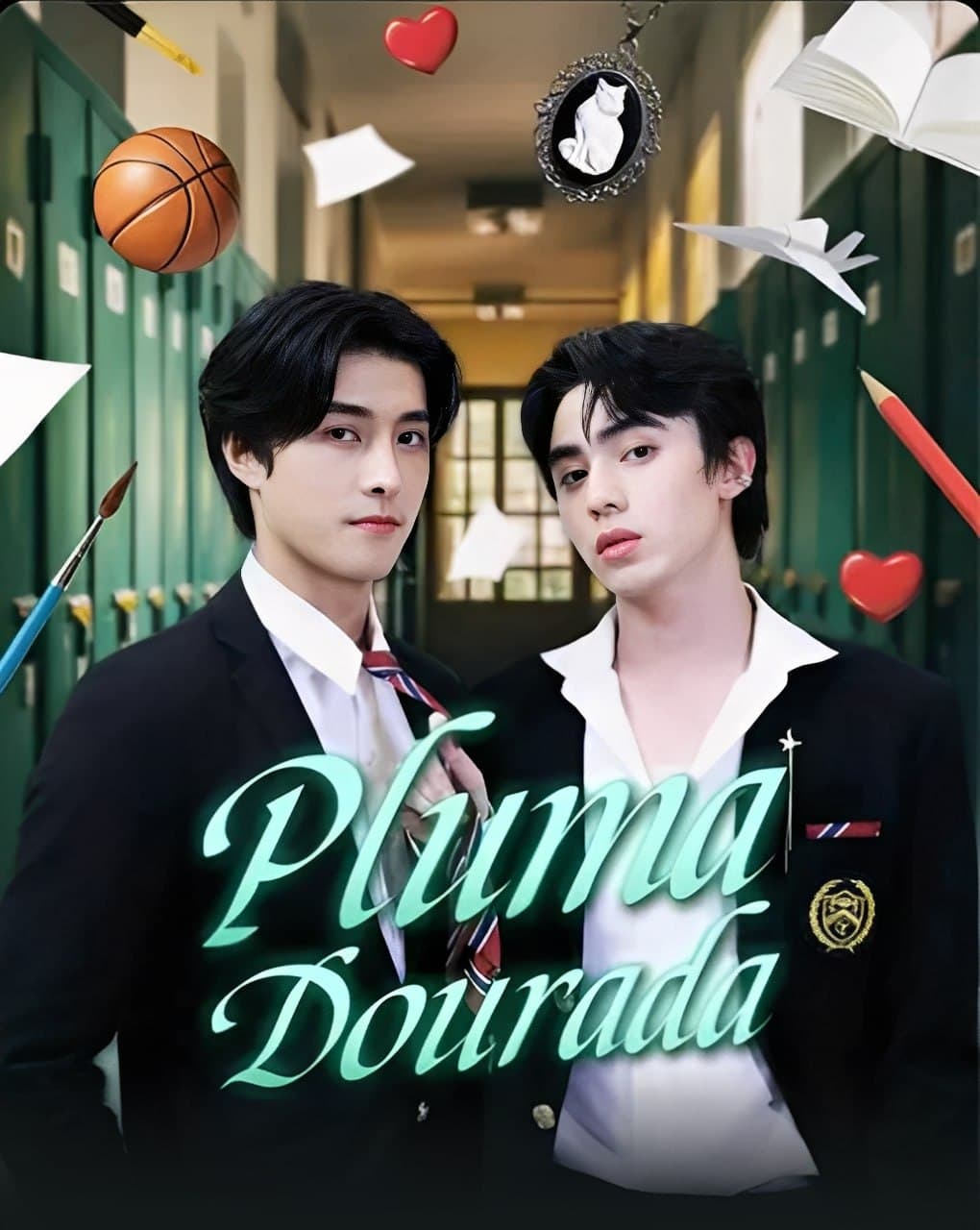 Capa de PLUMA DOURADA