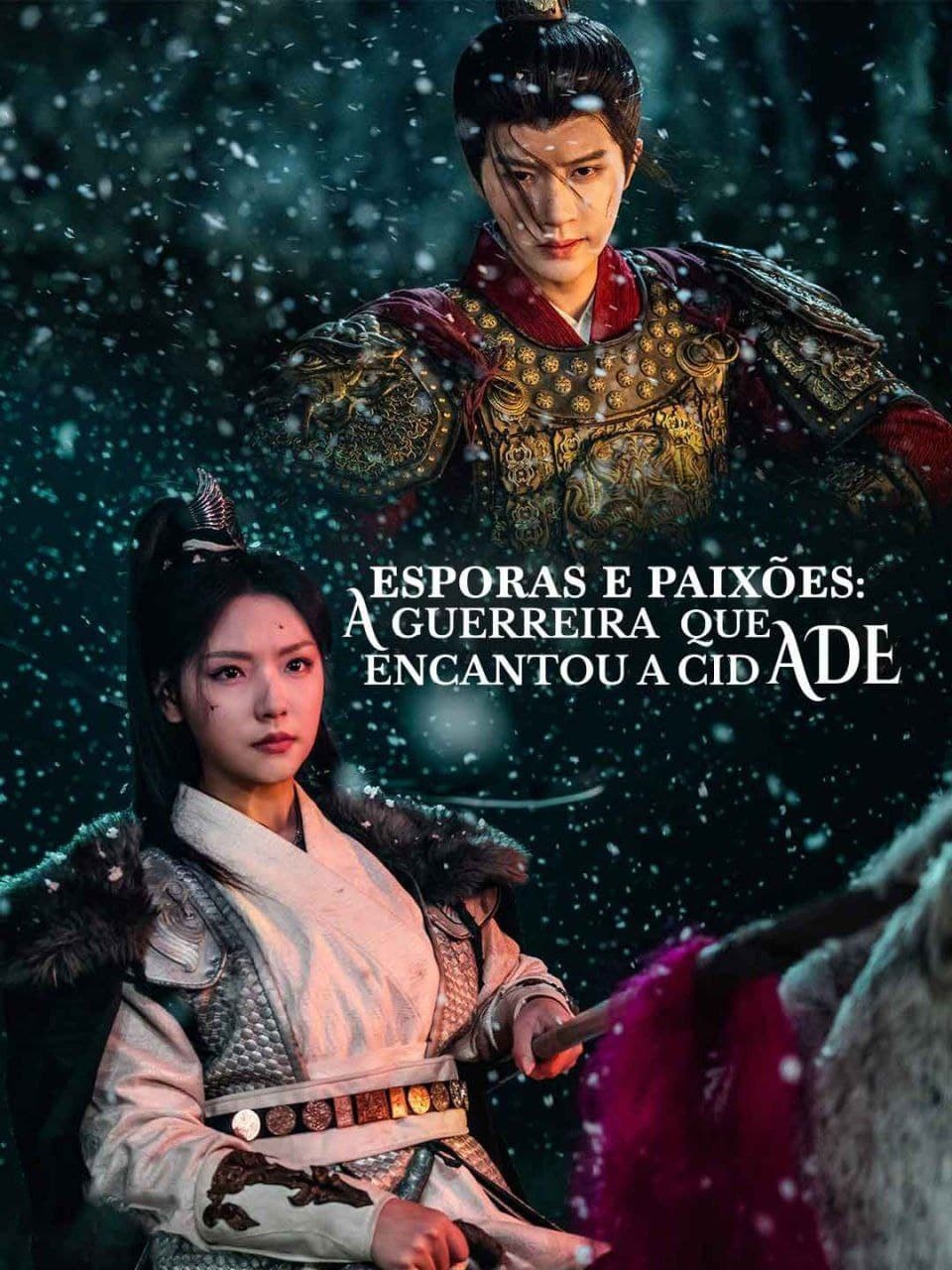 Capa de ESPORAS E PAIXÕES A GUERREIRA QUE ENCANTOU A CIDADE