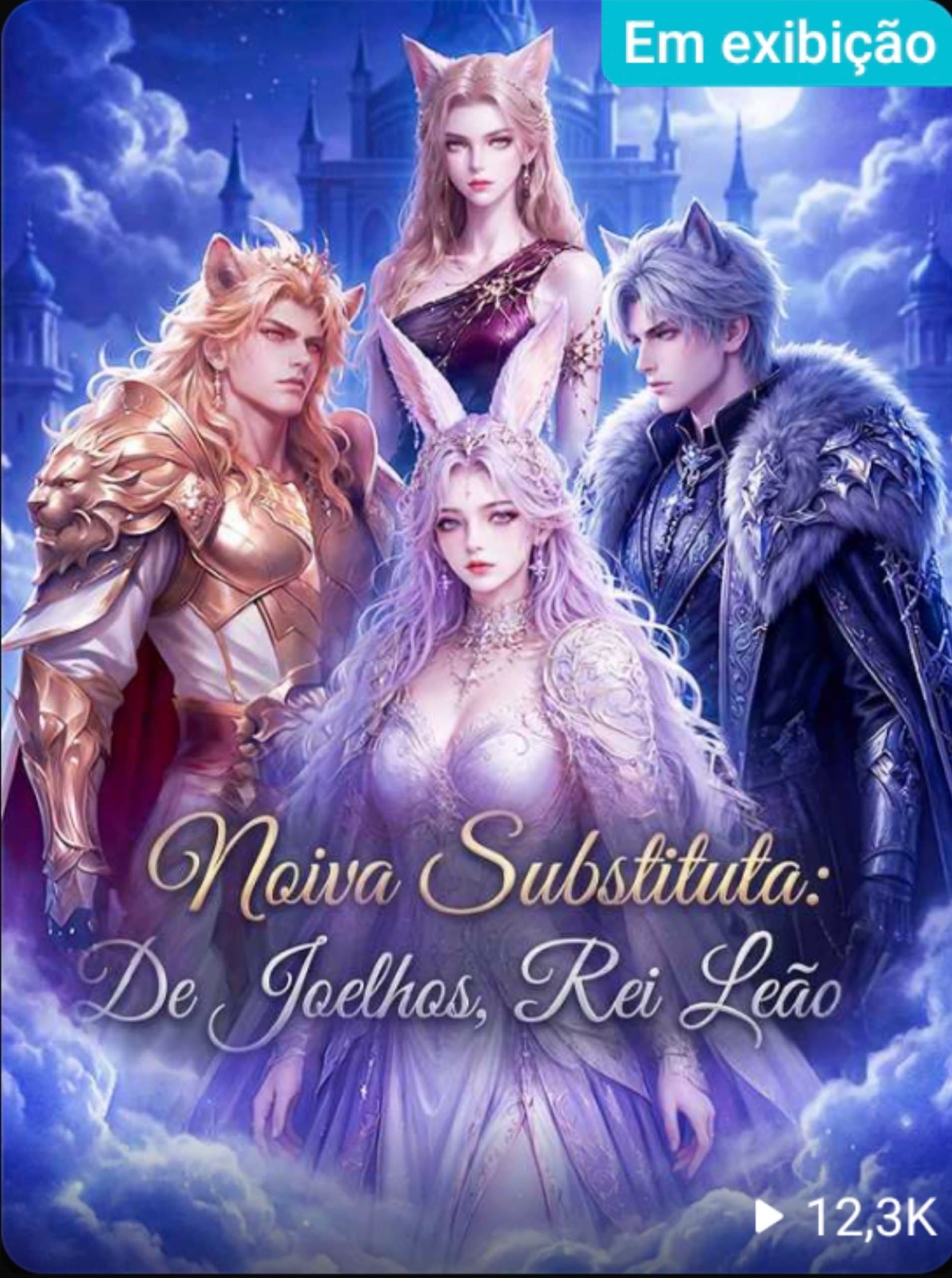 Capa de Noiva Substituta: de Joelhos, Rei Leão
