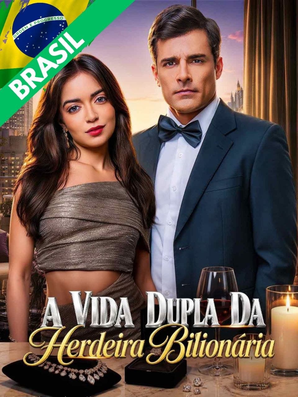 Capa de A VIDA DUPLA DA HERDEIRA BILIONÁRIA