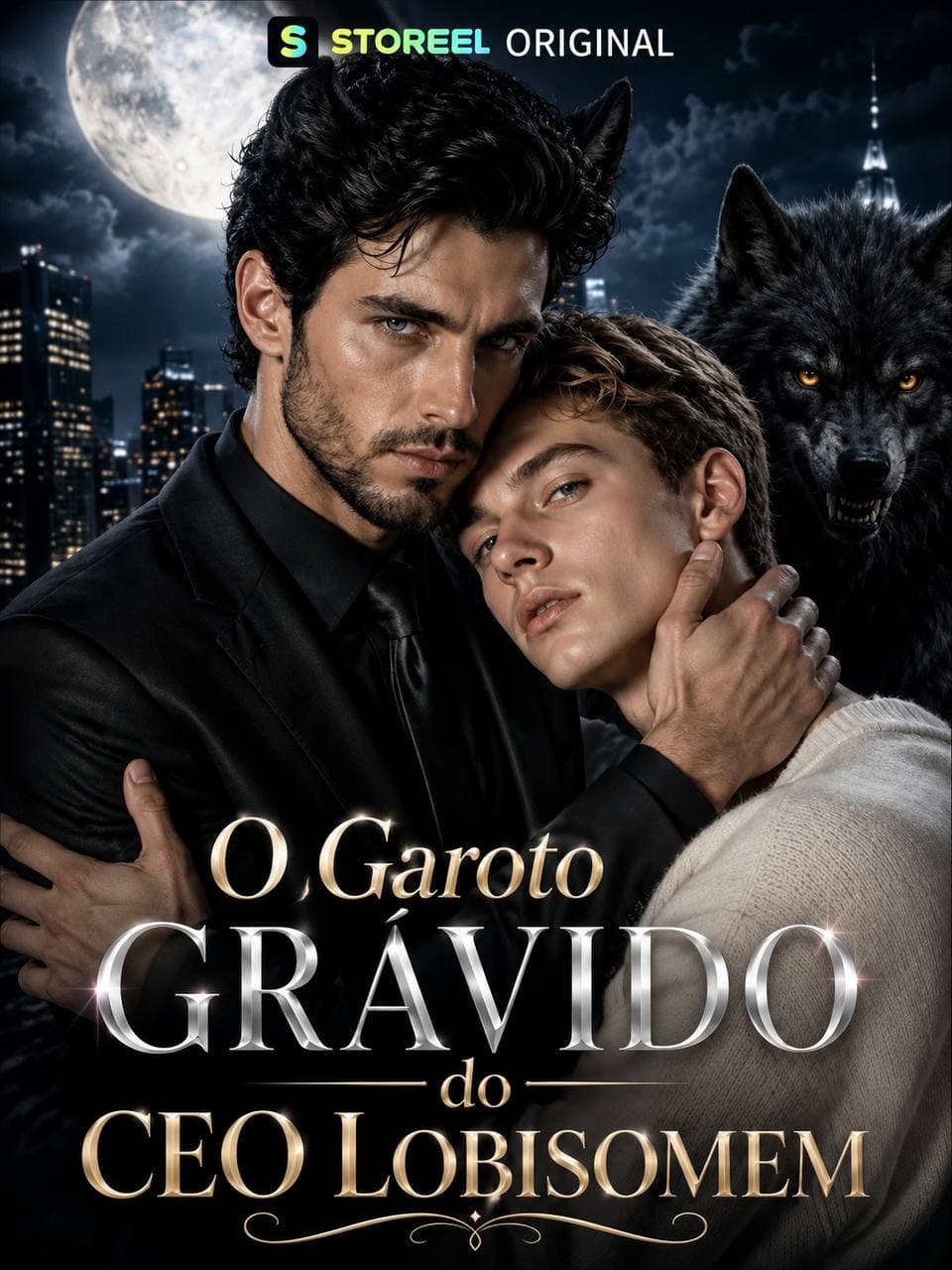 Capa de O GAROTO GRÁVIDO DO CEO LOBISOMEM