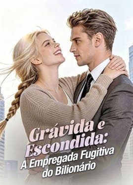 Capa de Grávida e Escondida A Empregada Fugitiva do Bilionário