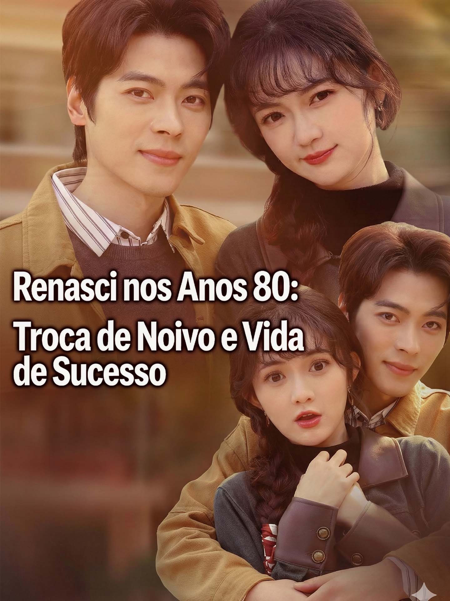 Capa de RENASCI NOS ANOS 80 TROCA DE NOIVO E VIDA DE SUCESSO