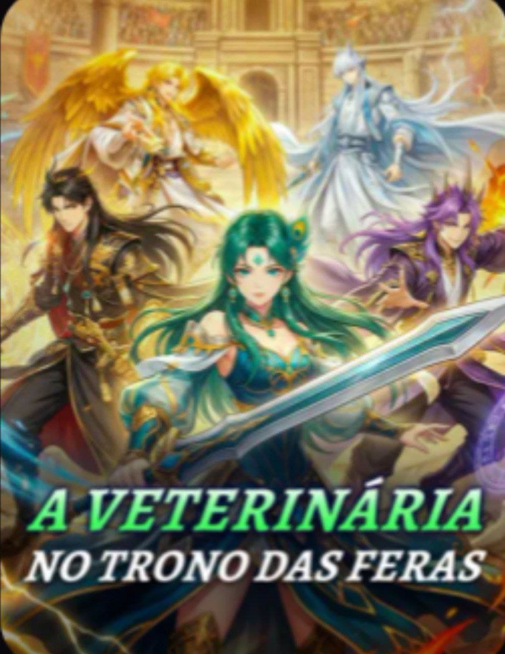 Capa de A VETERINÁRIA NO TRONO DAS FERAS