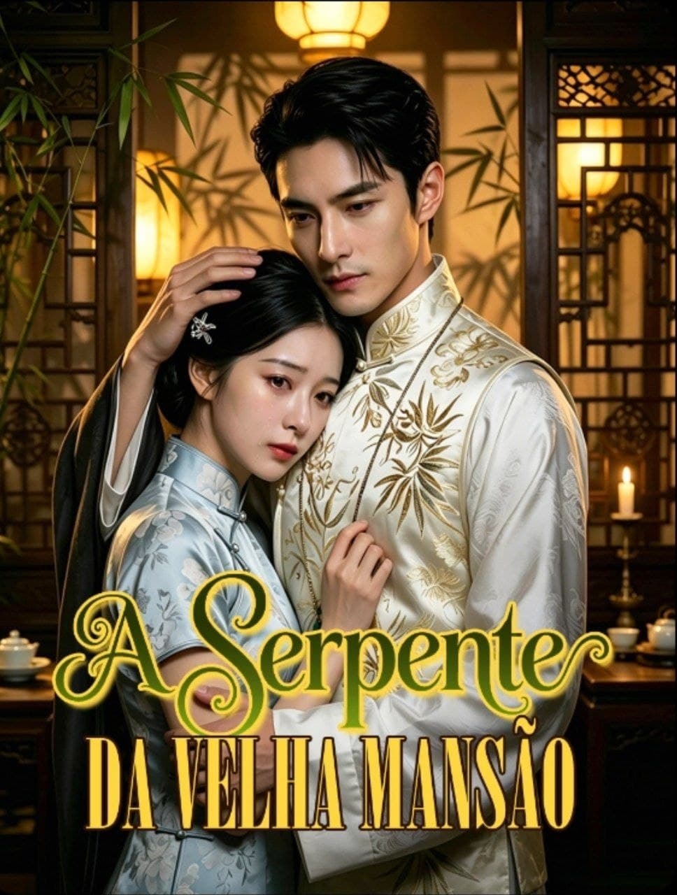 Capa de A SERPENTE DA VELHA MANSÃO