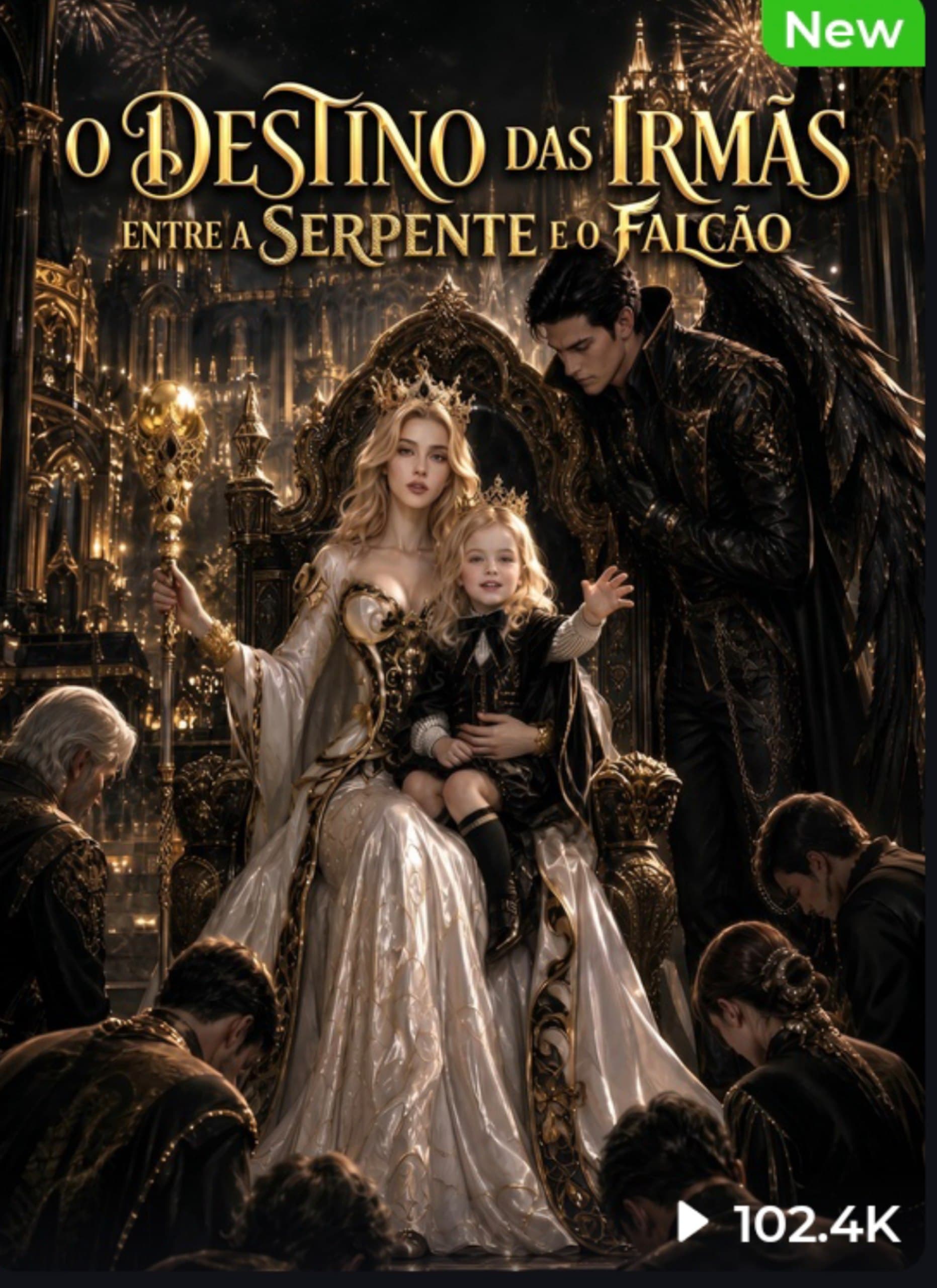 Capa de O DESTINO DAS IRMÃS ENTRE A SERPENTE E O FALCÃO
