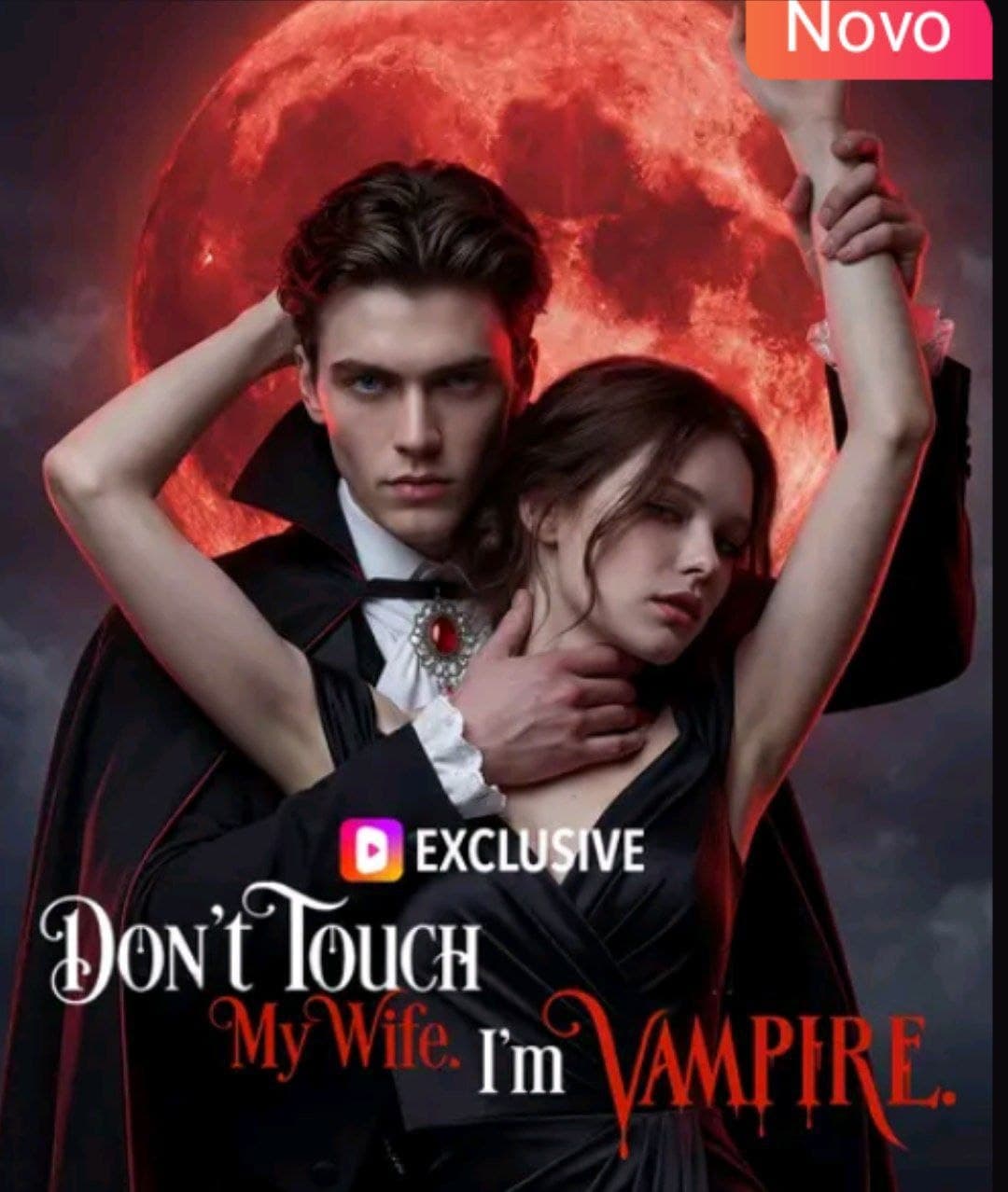 Capa de NÃO TOQUE NA MINHA ESPOSA. SOU UM VAMPIRO
