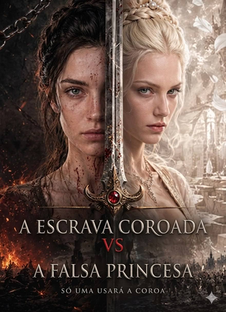 Capa de A ESCRAVA COROADA VS A FALSA PRINCESA