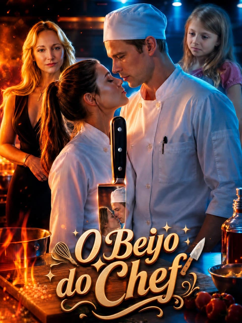 Capa de O BEIJO DO CHEFE