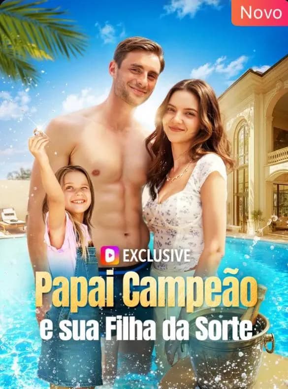 Capa de Papai Campeão e Suas Filhas Da Sorte