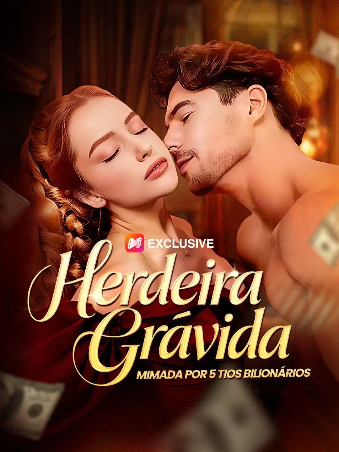 Capa de Herdeira Grávida e Mimada Por 5 Tios Bilionários
