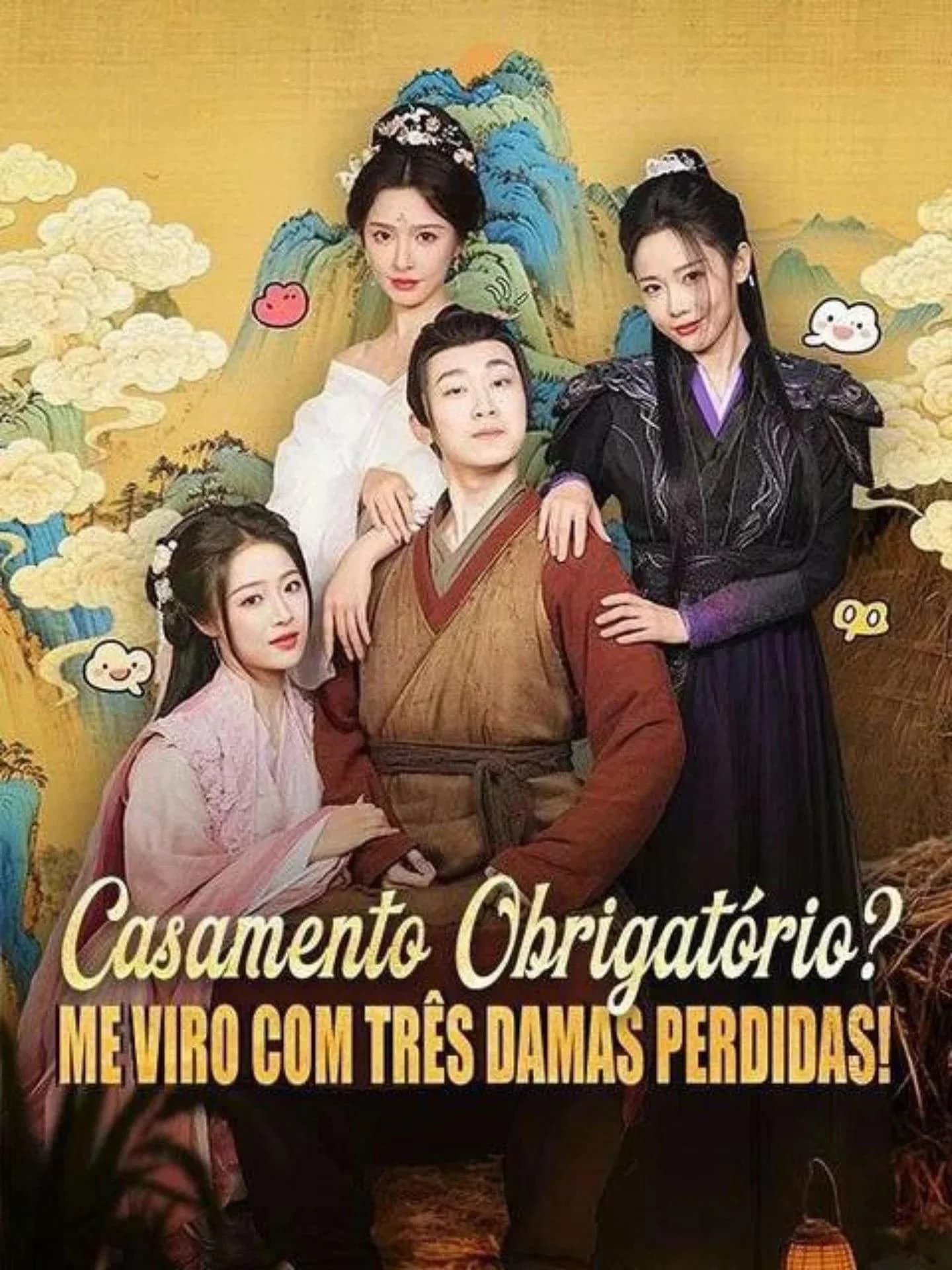 Capa de Casamento Obrigatório ? Me Viro Com Três Damas Perdidas