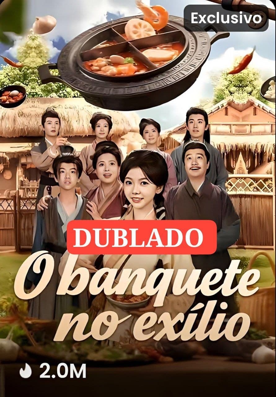 Capa de O BANQUETE NO EXÍLIO