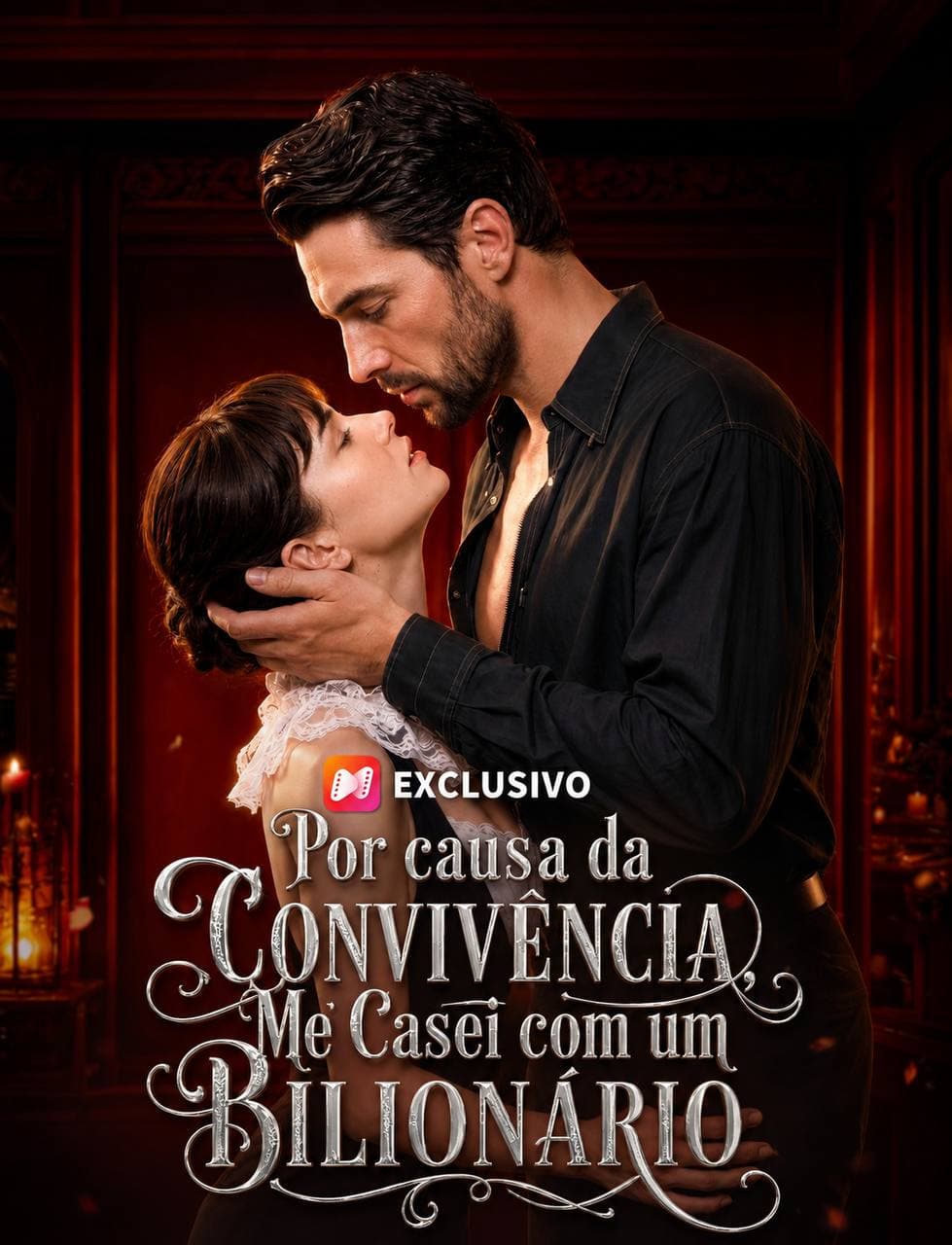 Capa de POR CAUSA DA CONVIVÊNCIA, ME CASEI COM UM BILIONÁRIO