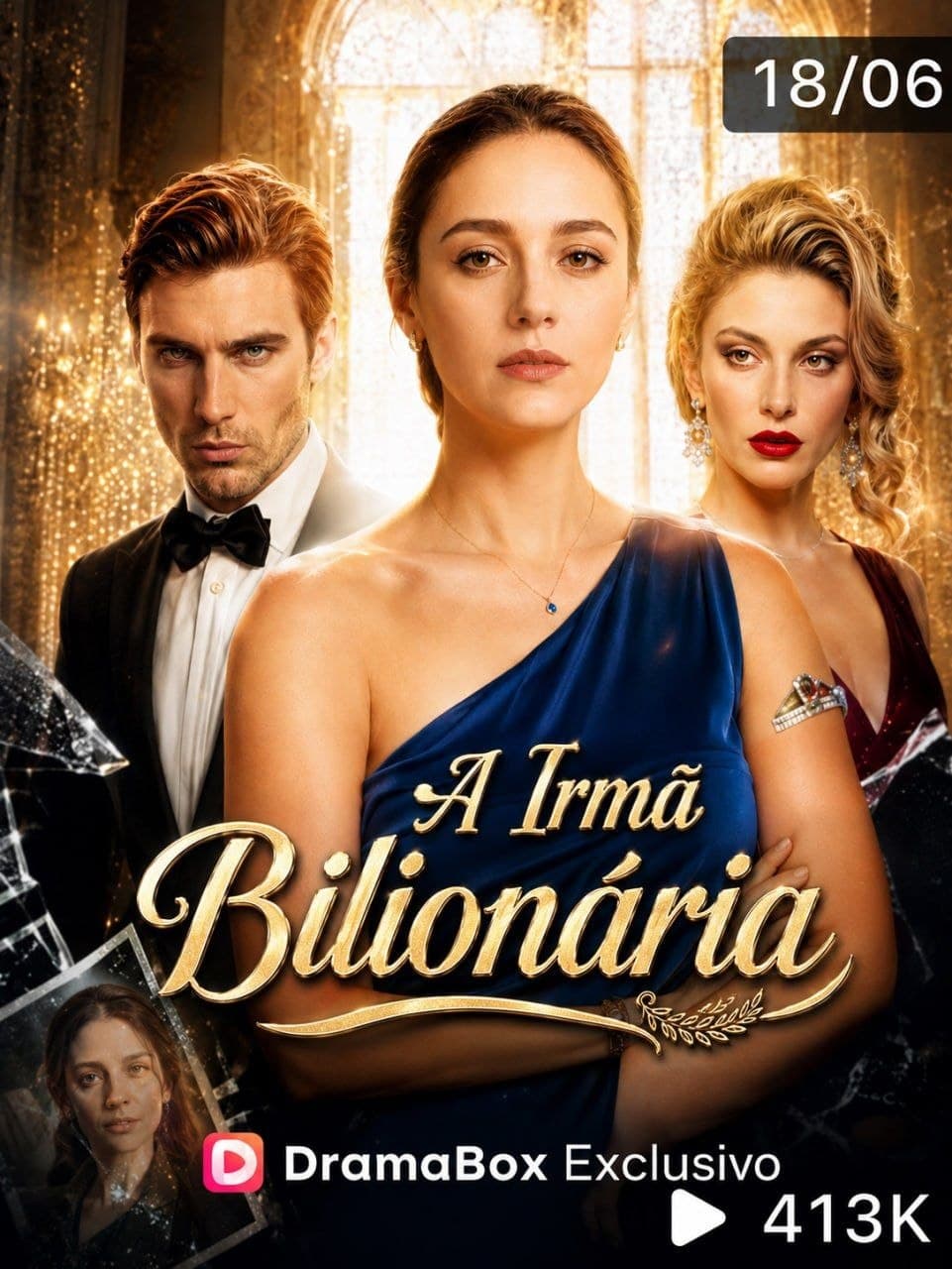 Capa de A IRMÃ BILIONÁRIA