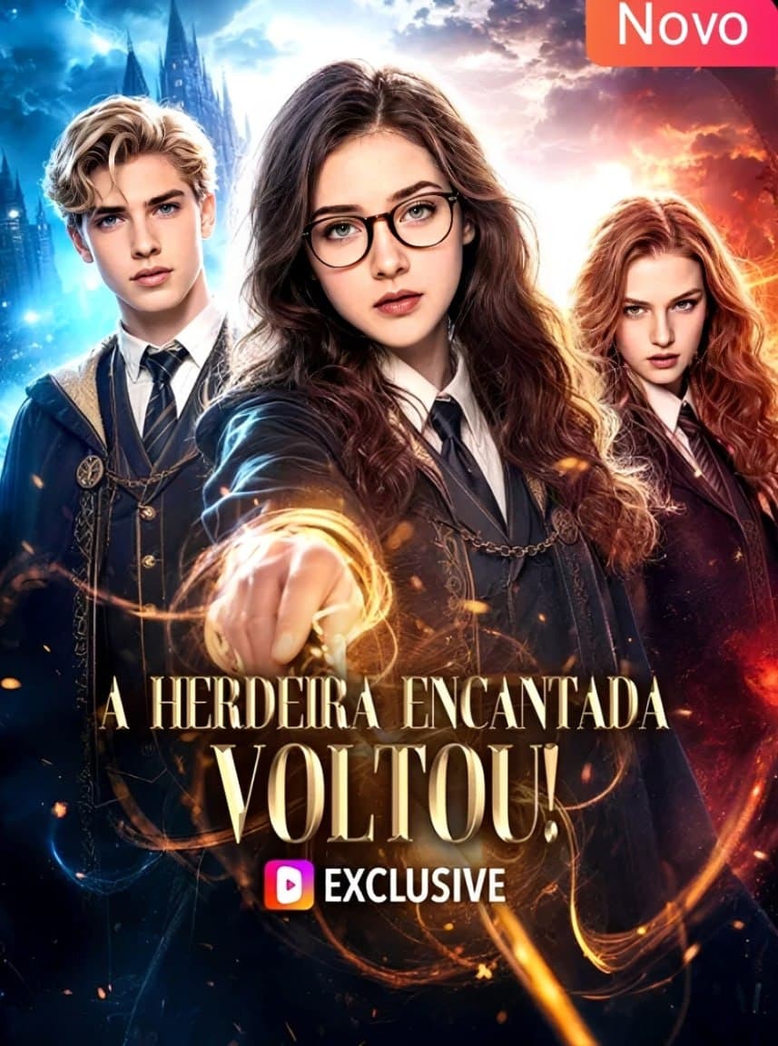 Capa de A HERDEIRA ENCANTADA VOLTOU