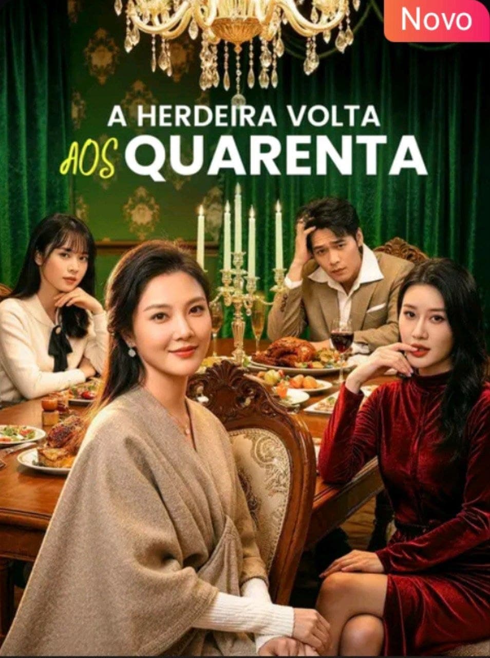 Capa de A HERDEIRA VOLTA AOS QUARENTA