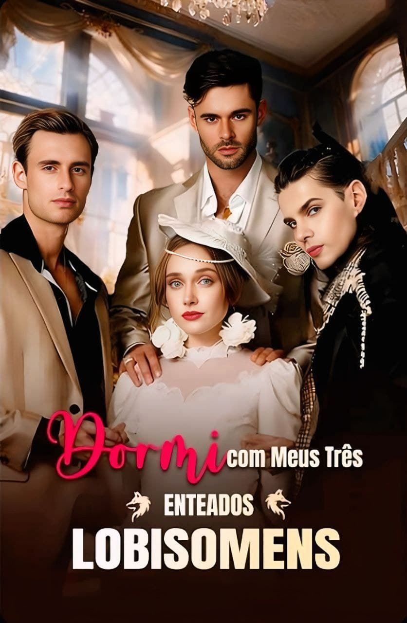Capa de DORMI COM MEUS TRÊS ENTEADOS LOBISOMENS
