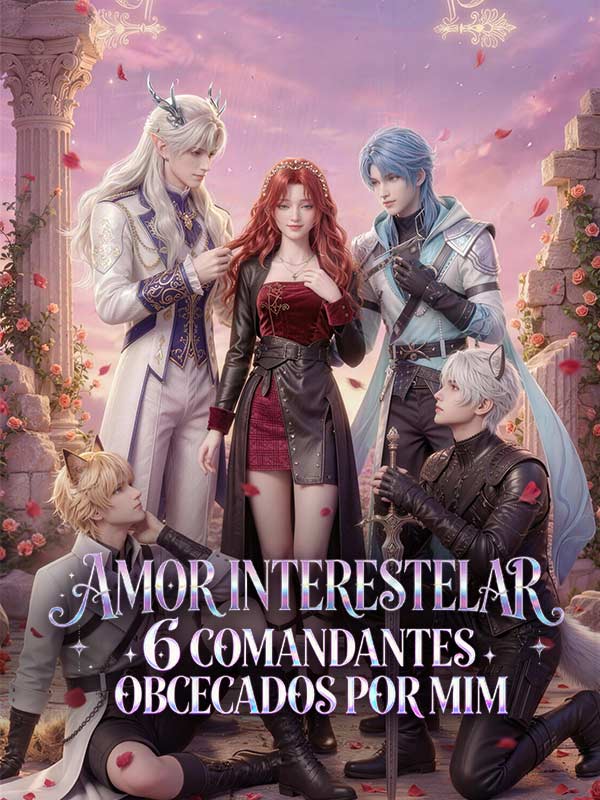 Capa de AMOR INTERESTELAR 6 COMANDANTES OBCECADOS POR MIM