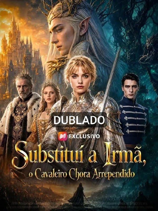 Capa de SUBSTITUÍ A IRMÃ, O CAVALEIRO CHORA ARREPENDIDO