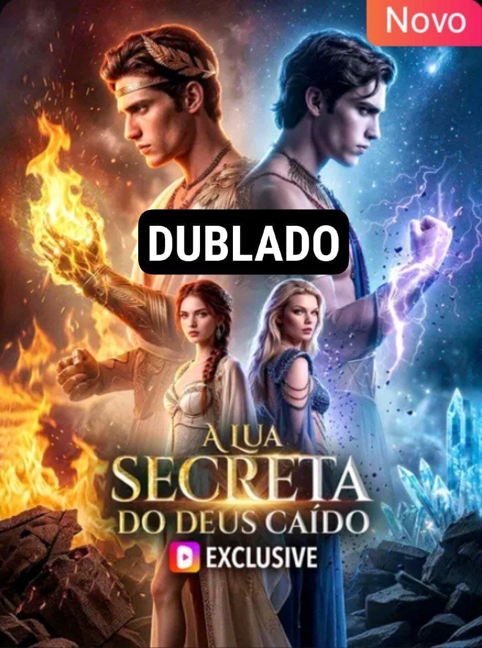 Capa de A LUA SECRETA DO DEUS CAÍDO